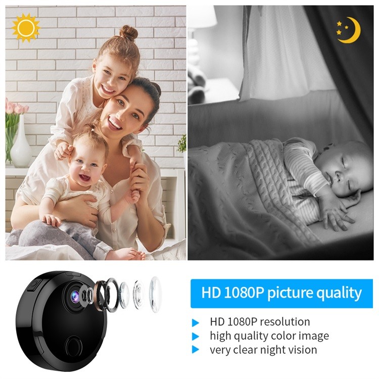 Портативная машинка шпиона HD 1080p микро- спрятанная камерой с батареей 240mAh