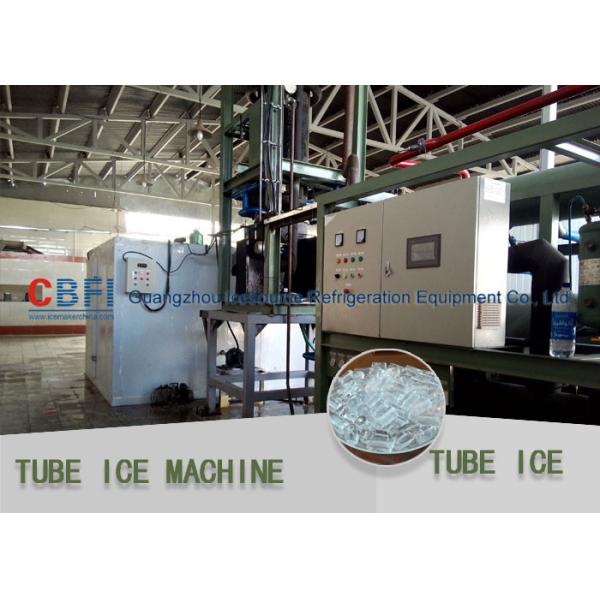 Crystal , Edible Ice Tube Making Machine With Stainless Steel 304 Evaporator