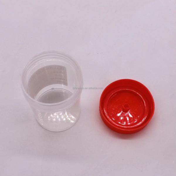 50 ml/60 ml PP пластиковый стакан для сбора стула для бутылки для проб в лабораторных принадлежностях