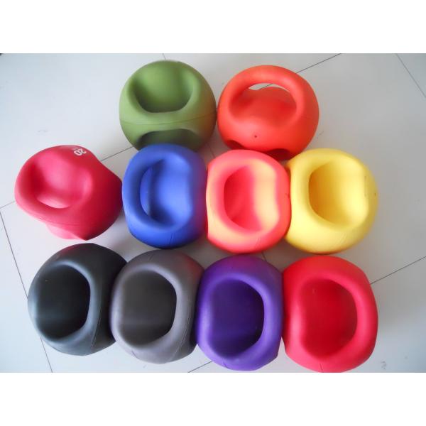 10LB Double Grip Weighted Medicine Ball Exercise Equipment for Strength Balance Fitness