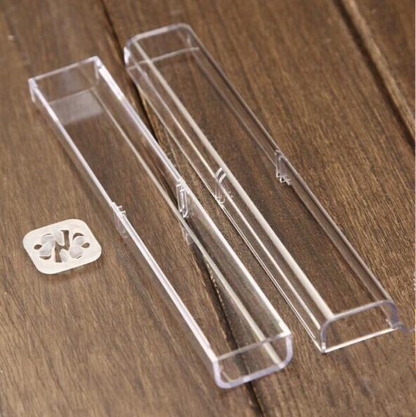 Lowest Price Transparent plastic PVC pen Box gift promotion use