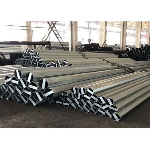 Direct Buried 3.5mm Thick Polygonal 12m Steel Electric Pole Q235