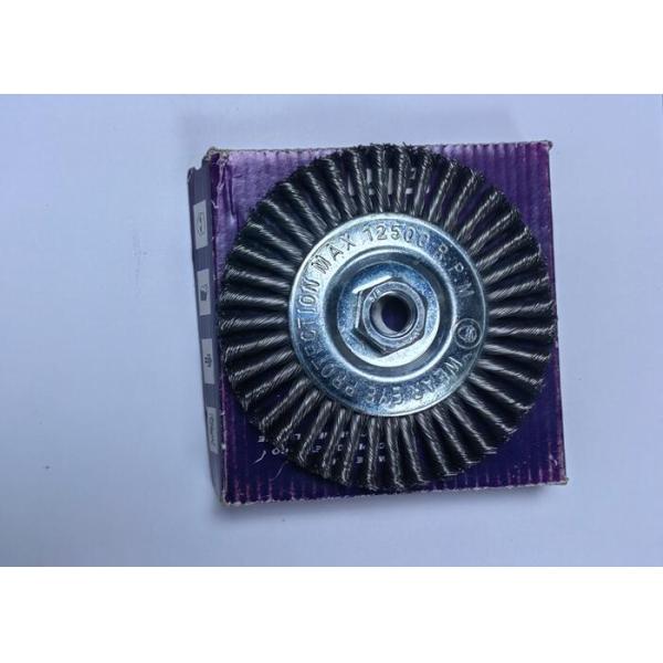 7 Inch OD Stringer Bead Knot Wire Wheel Brushes for Weld Cleaning