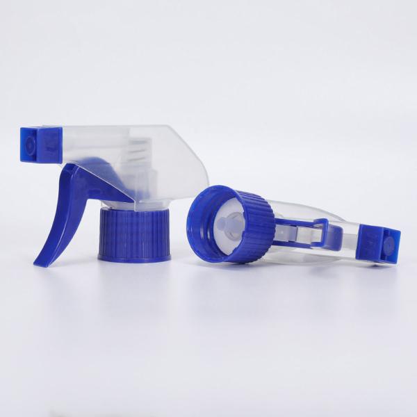 28/410 Pulverizador de gatilho azul Partes de garrafas de pulverização de bomba duráveis e versáteis