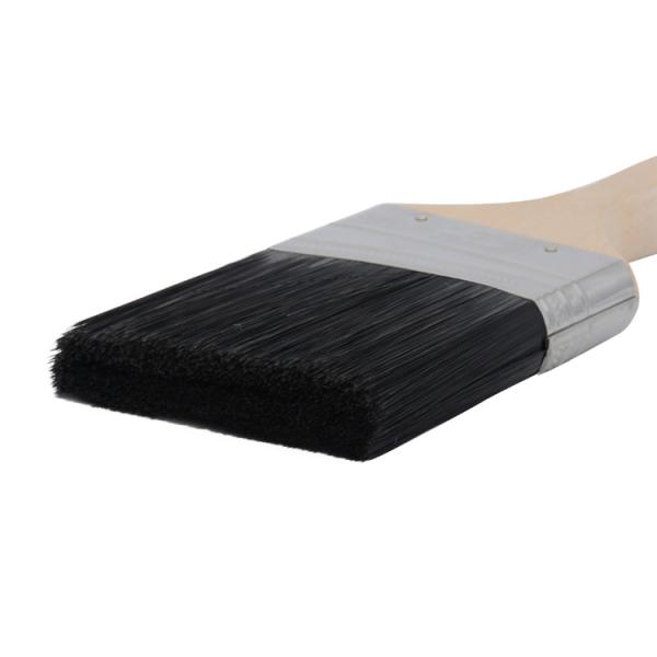 Tapered brush,angled paint brush,synthetic paint brush with long wooden handle