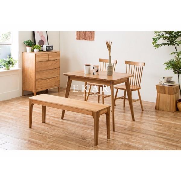 Dining Table Set Designs Solid Oak Wood Italy Modern Furniture