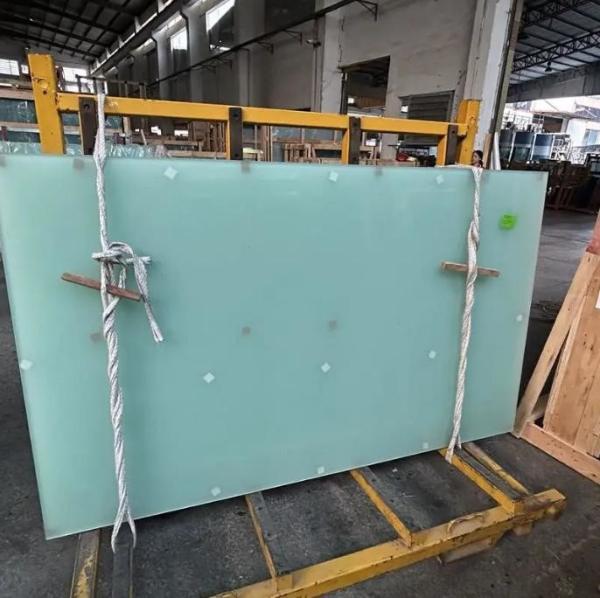 12mm Toughened Tempered Frosted Acid Etched Glass For Shower Door