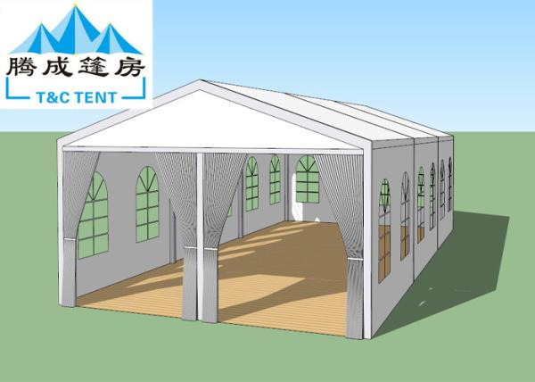 UV Resistant Transparent White Waterproof Hop-Dip Galvanized Steel Aluminum Wedding Canopy For Party
