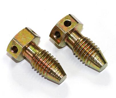 Customized Precision Gold Plated Half Thread Screw M6x25 Size 6h Tolerance