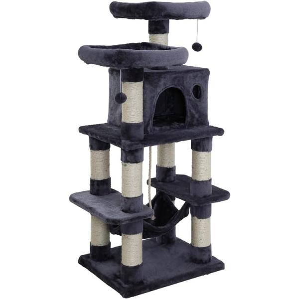 Sustainable Cat Tree Tower Condo Furniture Scratch Post for Kittens and Small Animals