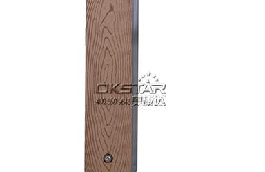 outdoor fitness equipments WPC materials based street workout bars