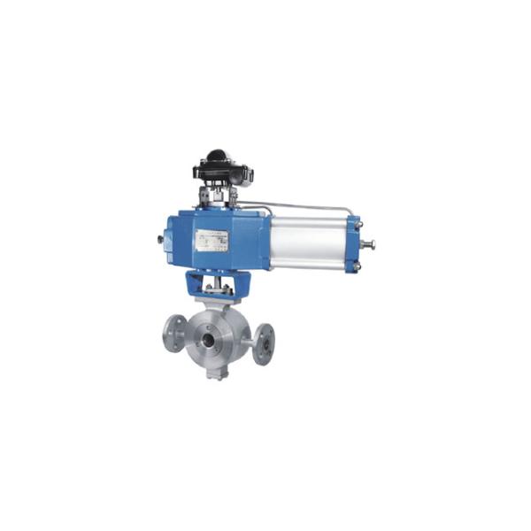 Ball Instrumentation Control Valves Jacket Insulated V Type DN25mm - 350mm