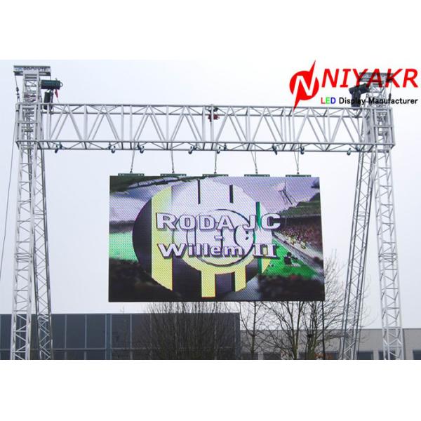 Outdoor Waterproof Slim P10 Rental LED Display Screen With 640X640mm Cabinet