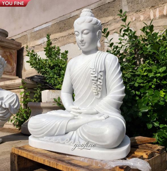 Custom Hand Carved Hot Sale Marble Buddha Sculpture Water Fountain