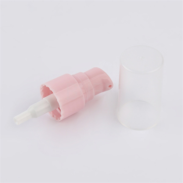 Подгонянный пинк 18 400 замка косметического пластикового насоса обработки правый