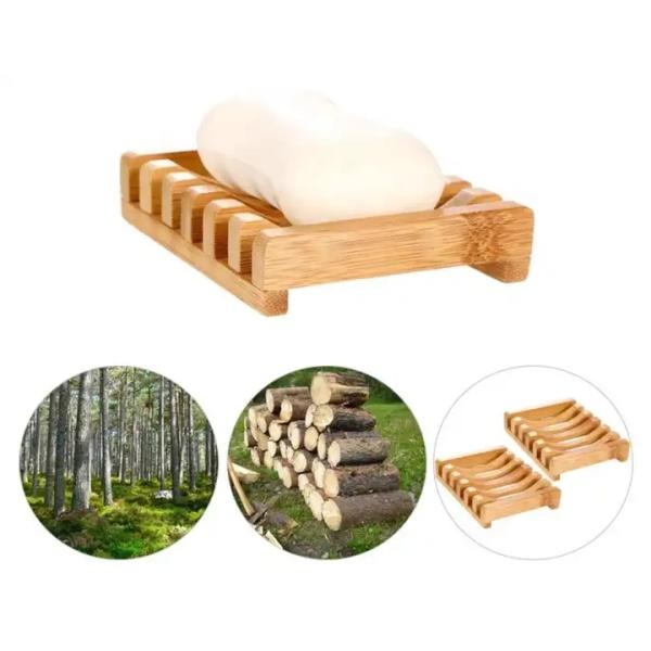 Estante de jabón de madera al por mayor decoración para el hogar nuevo estilo plato de jabón decorativo para el baño