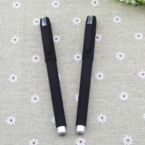 Gel pen,Promotional gel-ink pen with cap,black rubber gel-ink pen with screen touch pen
