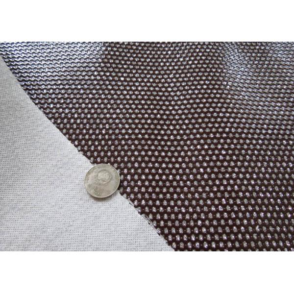 Eco Pvc Material Perforated Leather Fabric Microfiber Punching Hole Design