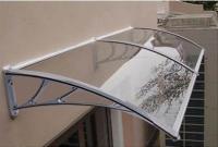 1000 mm support en plastique solide clair polycarbonate voile de fenêtre protection anti-UV