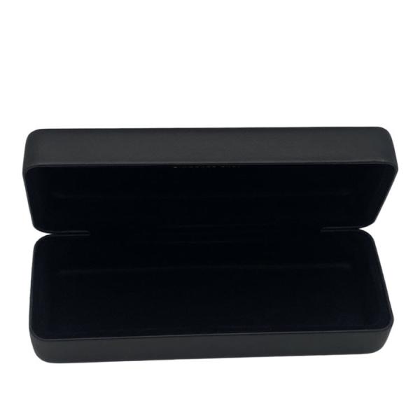 Rectangular Black Oem Labels Hard Leather Glasses Case Personalised