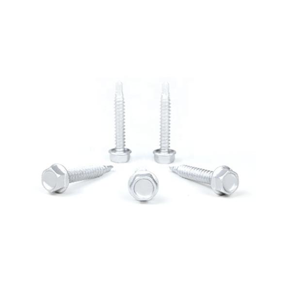 Ferro 6.3x38mm Hex Flange Head Tek para ponto de instalação de acero leve