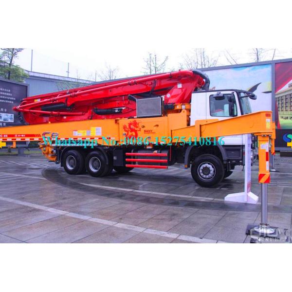 Heavy Concrete Construction Equipment 36m Concrete Boom Pump Stabilization Control