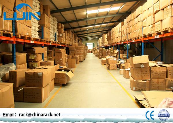 Q235 B Steel  Industrial Storage Racks  ,  Heavy Duty Metal Pallet Shelf