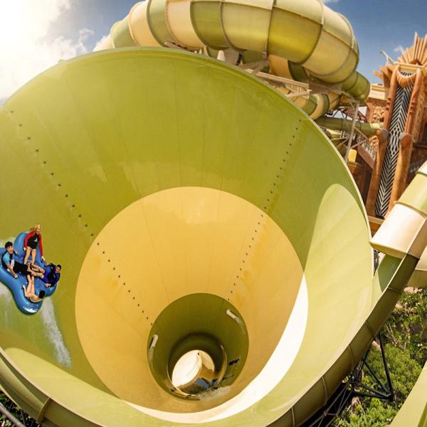 Aqua Park Design Commercial Water Theme Park Equipment for Adult Aqua World Attraction Super Typhon Slide