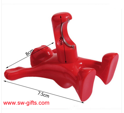 New Kitchen Bar Red Fun Happy Man Wine Beer Soda Bottle Novelty Opener Stopper