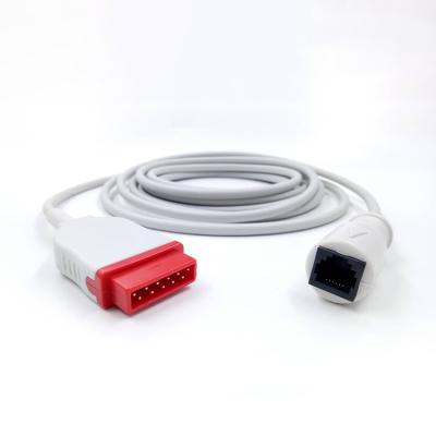 High Frequency GE Ibp Transducer Adapter Cable 11 Pin For BD Transducer