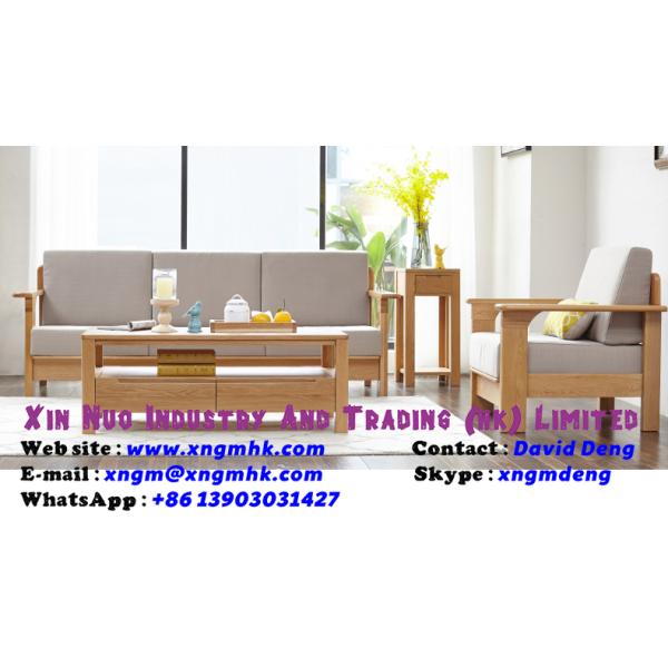 Wood color OAK Wooden Rectangle Coffee Tables  Living Room Furniture