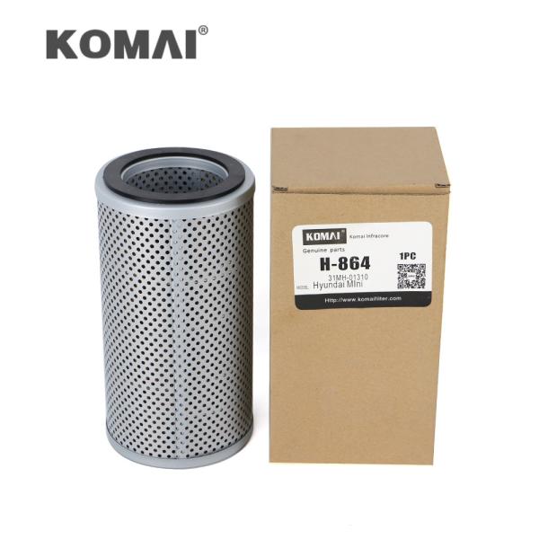 Filtro hidráulico para Hyundai R55-7A R60-7 R80-7 HF35490 31MH-01310 31MH-01311 31EE-01060