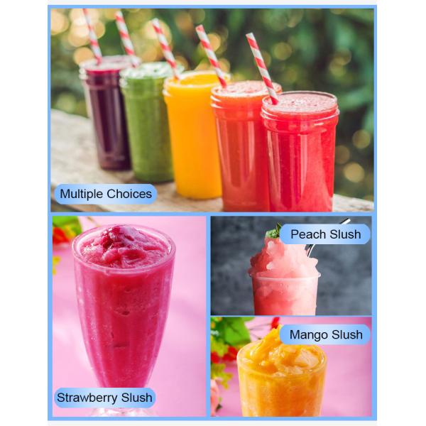 620*670*840mm Smoothie Ice Slush Juicer Machine with Full-automatic Function