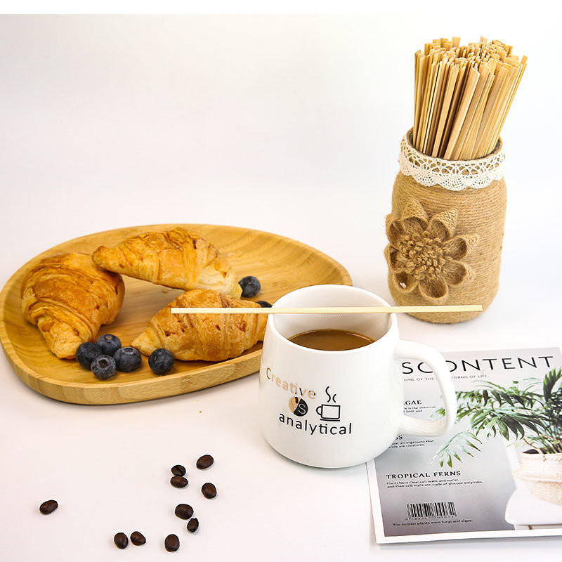 Disposable Wooden Round Head Coffee Stir Stirrer Package Size 60.00cm * 50.00cm * 30.00cm