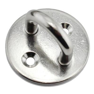 Round Retaining Heavy Duty Pad Eye Plate / 316 Marine Eye Plates