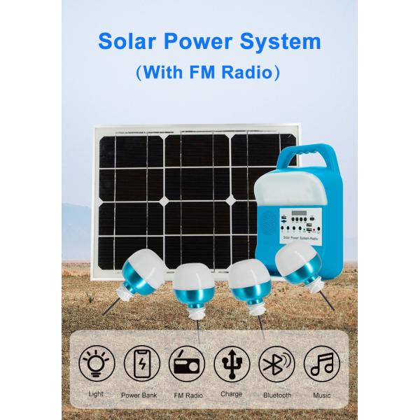солнечная поставка чрезвычайных полномочий осветительной установки 20W дома СИД 4Lamps водоустойчивая