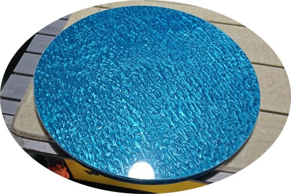 1/8 Acid Blue Marbling Cast Pearl Acrylic Sheets For Home Decor Handcraft