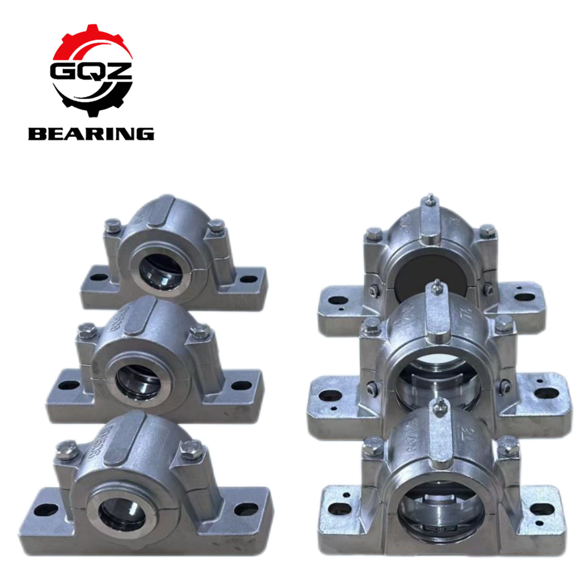 GQZ PREMIUM  SN310   Stainless Steel   304 Plummer Block Bearing Marine Anti-Salt Corrosion Pillow Block Bearing For Ship Vessel Deck Machinery