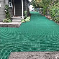 Pavimentador de grama de grama de plástico Pavimentador de grama de polímero Hdpe Geocell Pavimentador de grama