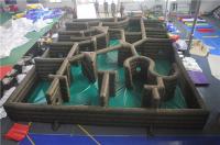 Labyrinthe gonflable de soute de Paintball de CS de laser de sport de CS gonflable adulte de jeux