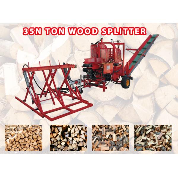 Hydraulic Electric Wood Splitter Firewood Processor Super Split 35 Ton Log Splitter Gasoline For Sale