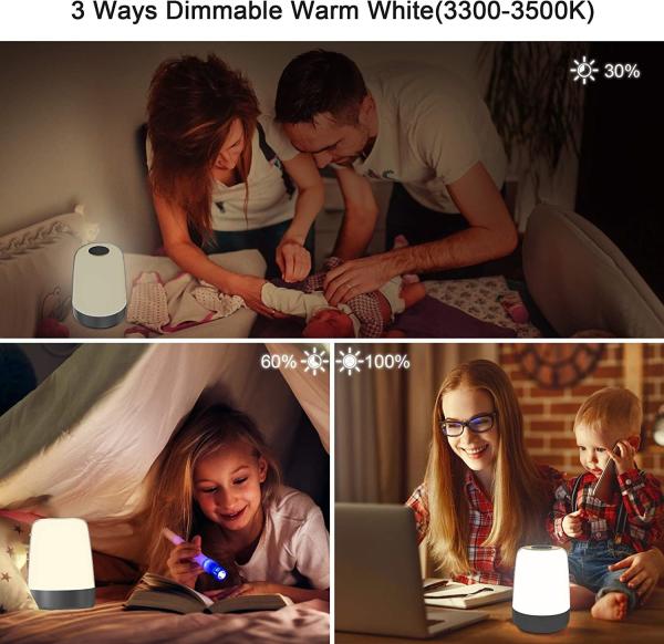 CE AL 05 Ambient Night Light Wake Up Night Light With Alarm Clock