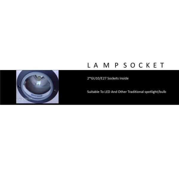 Cylinder Shape Up Down Wall Lights Indoor Vandal Resistant 100x300mm Size