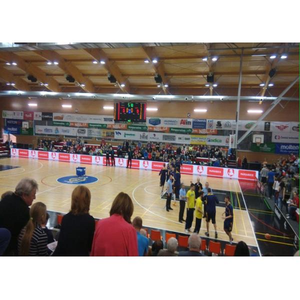 Basketball Court Led Perimeter Advertising Boards Indoor 6mm Flicker Free
