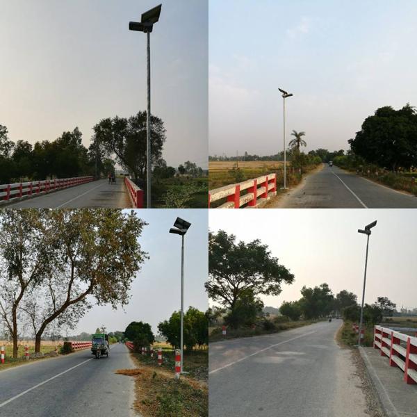 Bridgelux Led Solar Lighting System Battery Powered With 50000hrs Lifespan