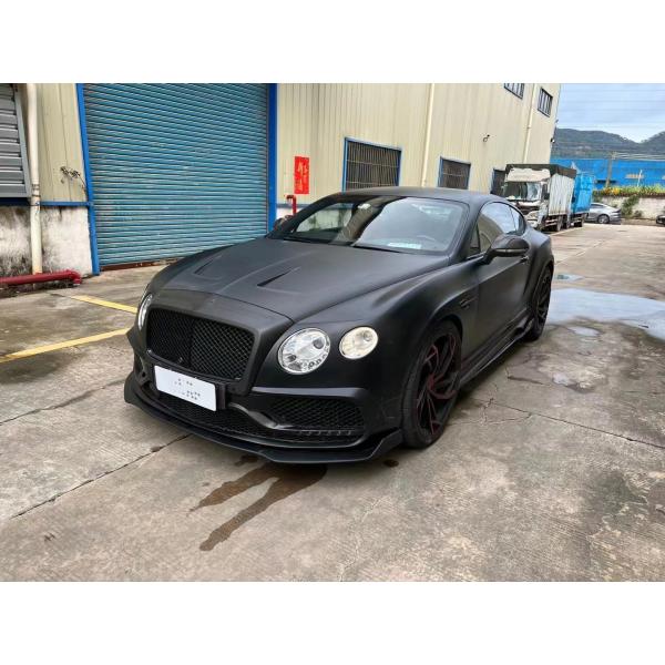 2014 - 2016 Bentley Continental Body Kit Plastic Front And Rear Spoiler Hoods