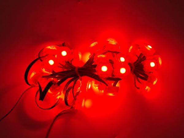 Waterproof Outdoor  PC Body 1W Epistar Chip 20mm RGB LED Point Light