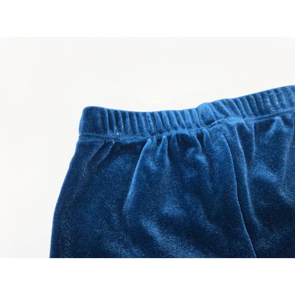 Velour Basic Baby Boy Leggings Polyester Velour