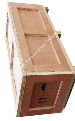 Прозрачная стеклянная пластина кварца с лазером полупроводника отверстия сверля 100мм