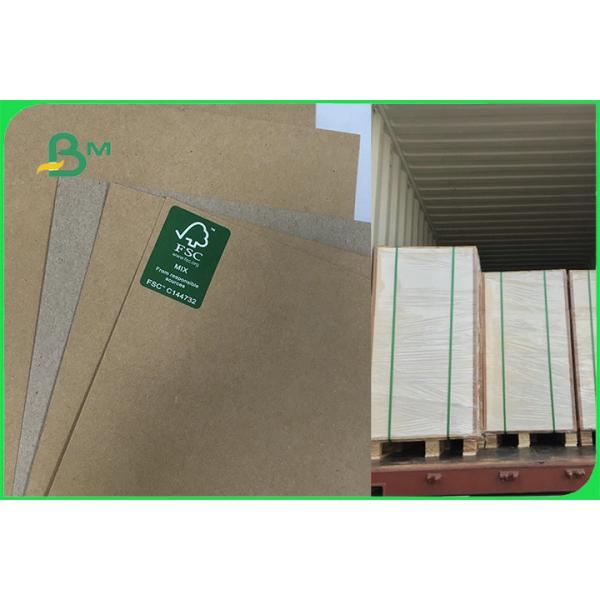 110gsm To 220gsm Recycled Brown Kraft Liner Paper Board Sheet FDA EU FSC